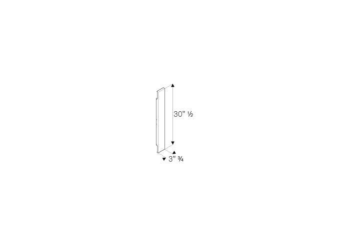 Side Trim Panel - Professional Series | Bertazzoni