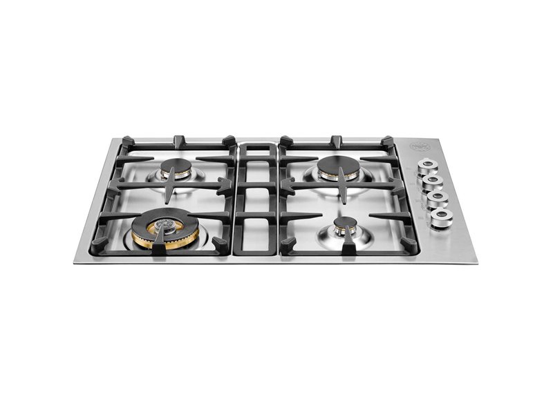 30 Drop-in low edge cooktop 4-burner | Bertazzoni - Stainless