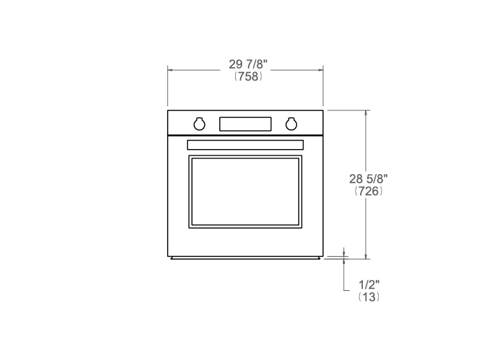 30 Electric Convection Oven Self-Clean with Assistant | Bertazzoni