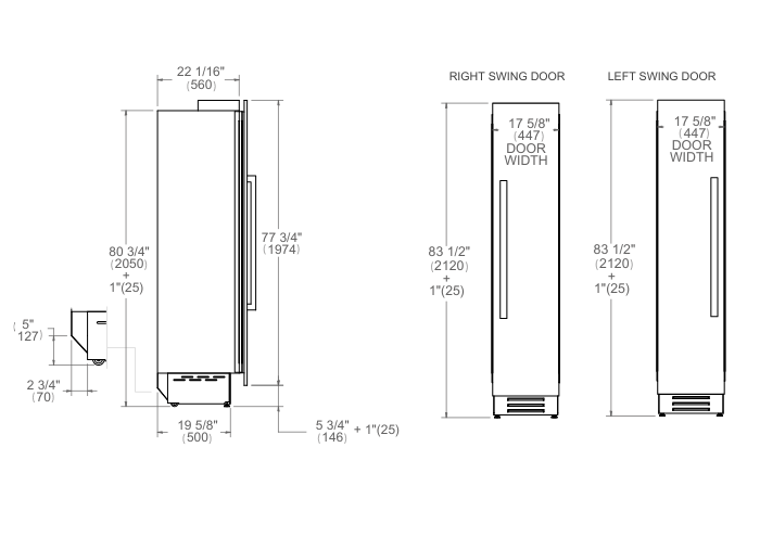 18 Built-in Freezer Column | Bertazzoni