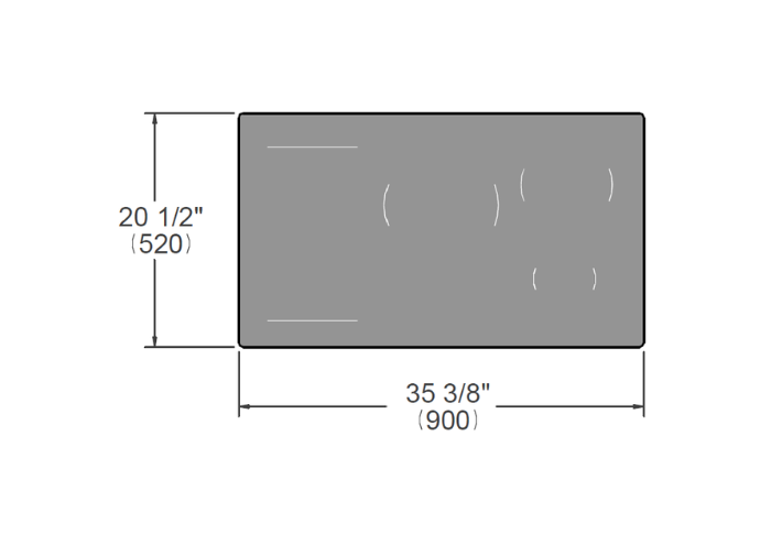 36'' Induction Cooktop with Concealed Central Touch Slider Interface | Bertazzoni