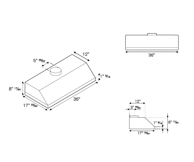 bertazzoni hood ku36pro1xv