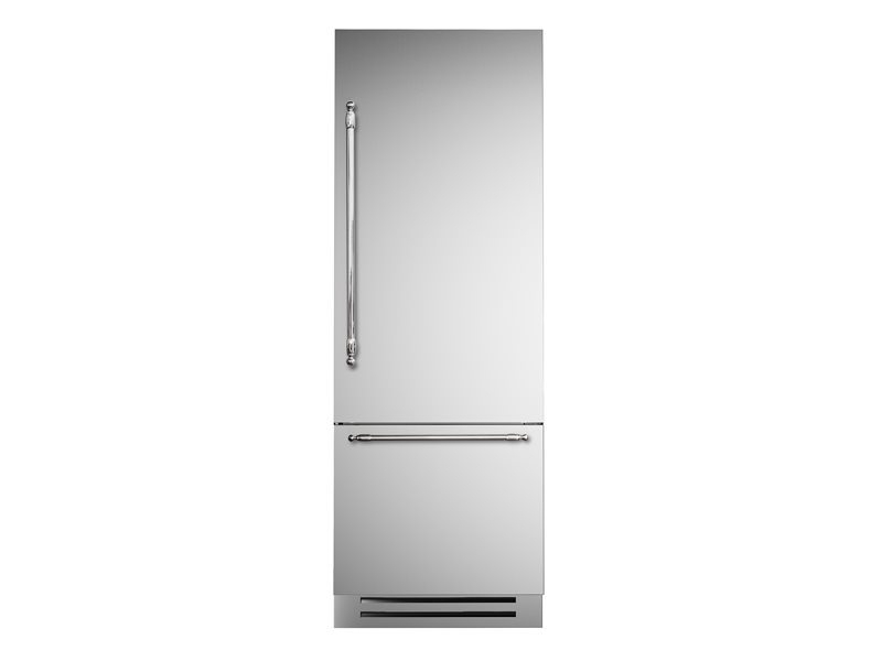 30 inch built-in Bottom Mount Refrigerator with ice maker, stainless steel