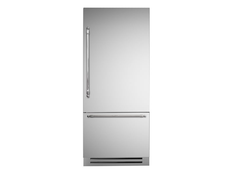36 inch built-in Bottom Mount Refrigerator with ice maker, stainless steel | Bertazzoni - Stainless Steel