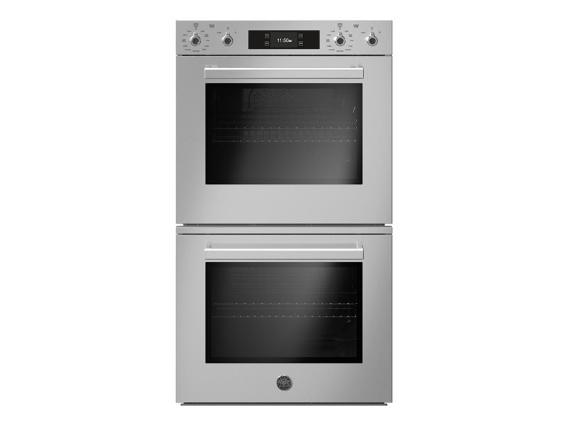 30 Double Electric Convection Oven Self-Clean with Assistant | Bertazzoni - Stainless Steel