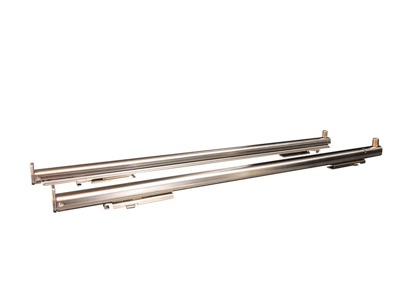 Telescopic glide set for 24 ranges and 30 wall ovens | Bertazzoni - Stainless Steel