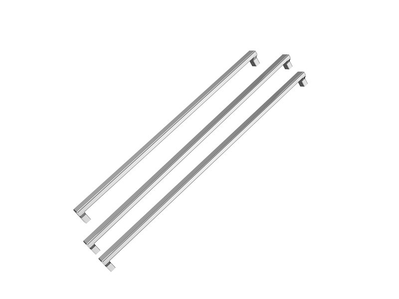 Handle Kit for 36 inch built-in French Door Refrigerator | Bertazzoni - Stainless Steel