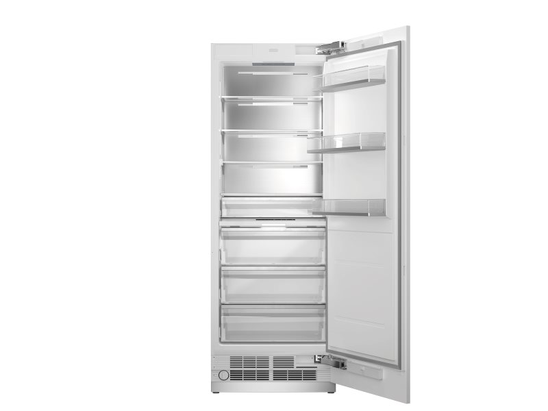 30" Built-in Refrigerator Column with internal water dispenser, panel ready reversible door