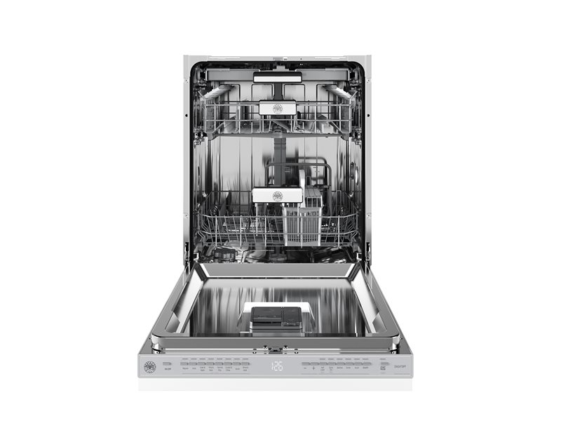 24 inch Dishwasher Tall Tub Panel Ready, 16 place settings, 39 dB, 8 wash cycles | Bertazzoni - Panel Ready