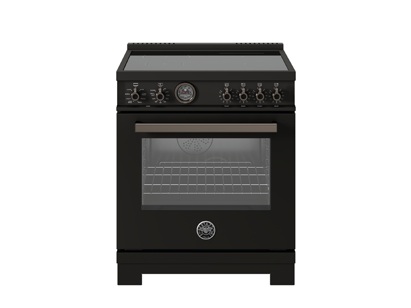 30 inch Induction Range, 4 Heating Zones, Electric Self-Clean Oven