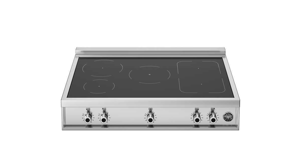 36 5 Induction Zones Rangetop Stainless Steel Bertazzoni