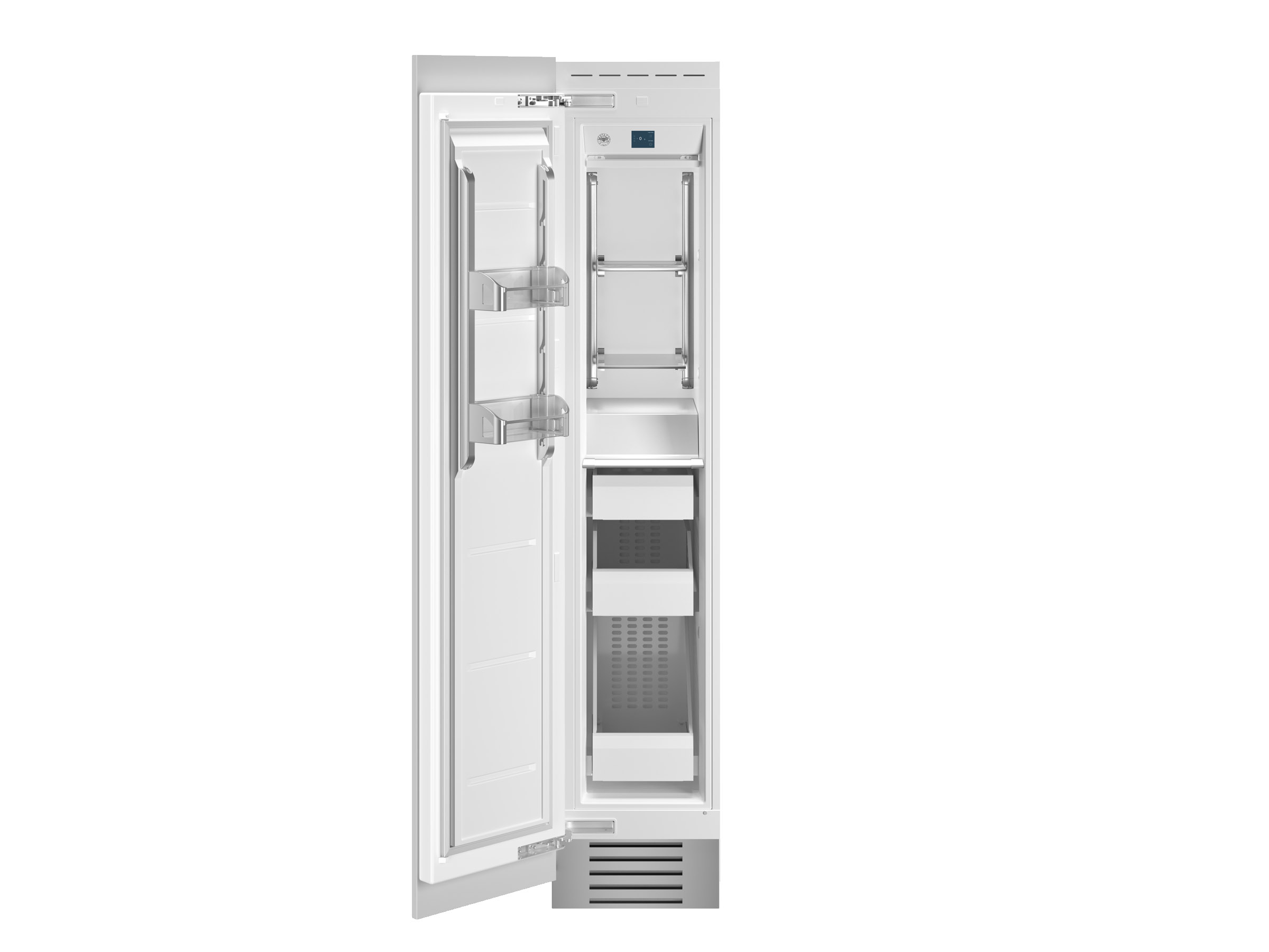 24 Built-in Freezer Column Panel Ready | Bertazzoni