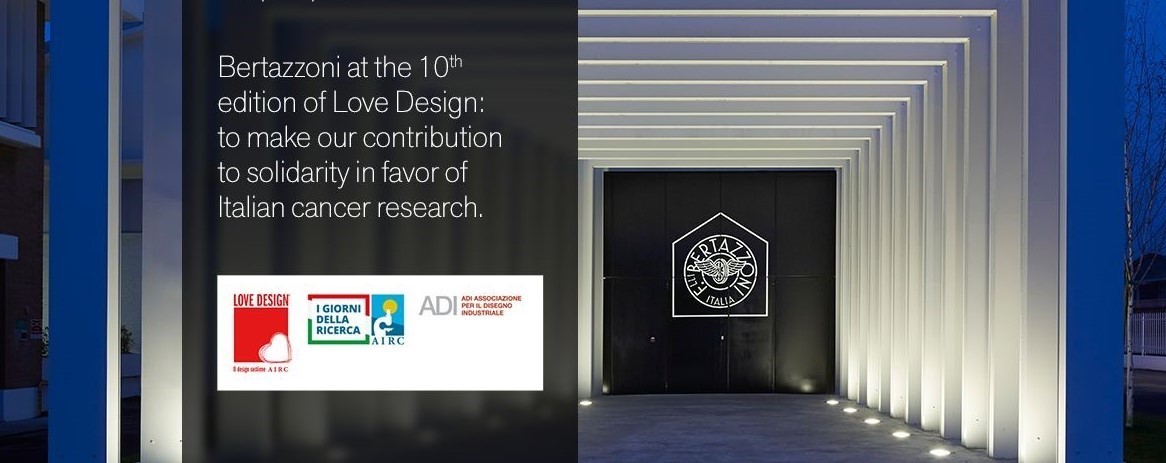 Bertazzoni at the 140th edition of Love Design: to make our contribution to solidarity in favor of Italian Cancer Research - Bertazzoni