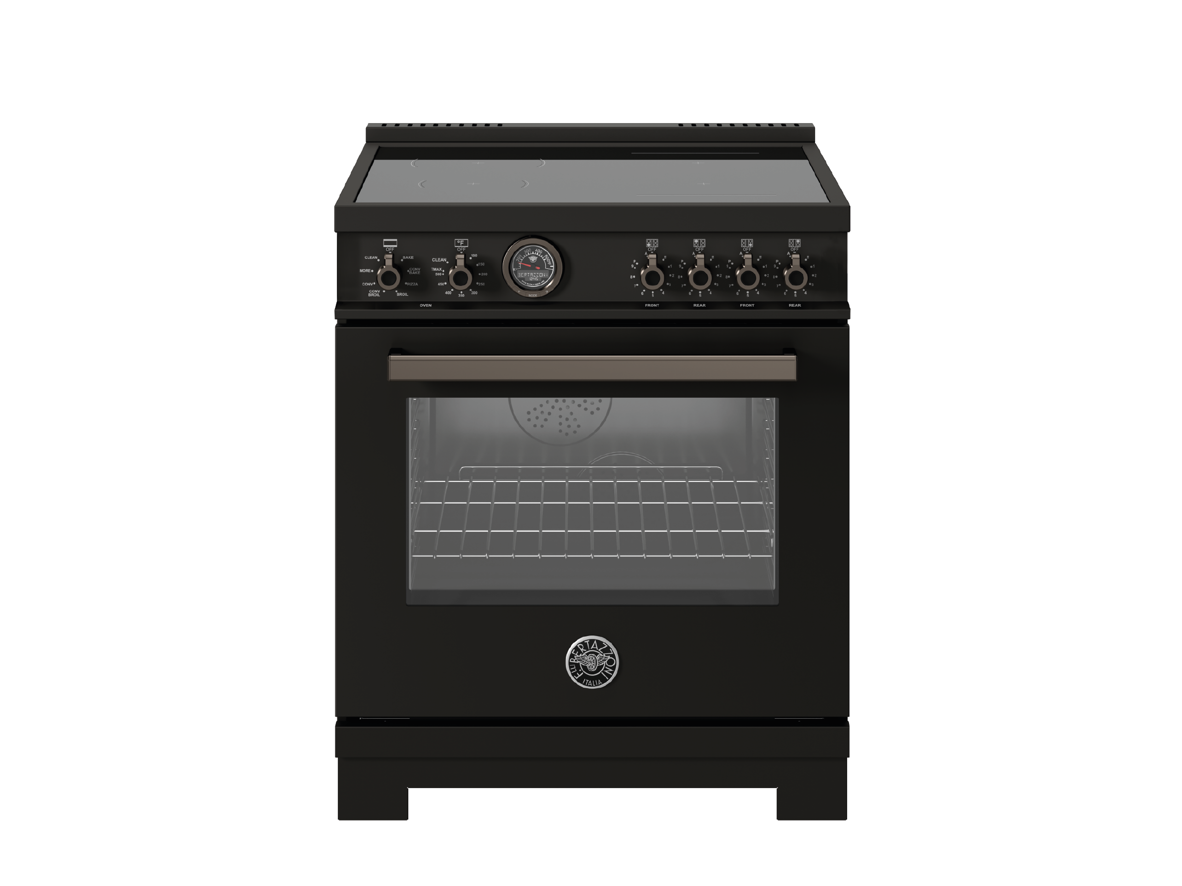 48 inch Induction Range, 6 Heating Zones and Cast Iron Griddle