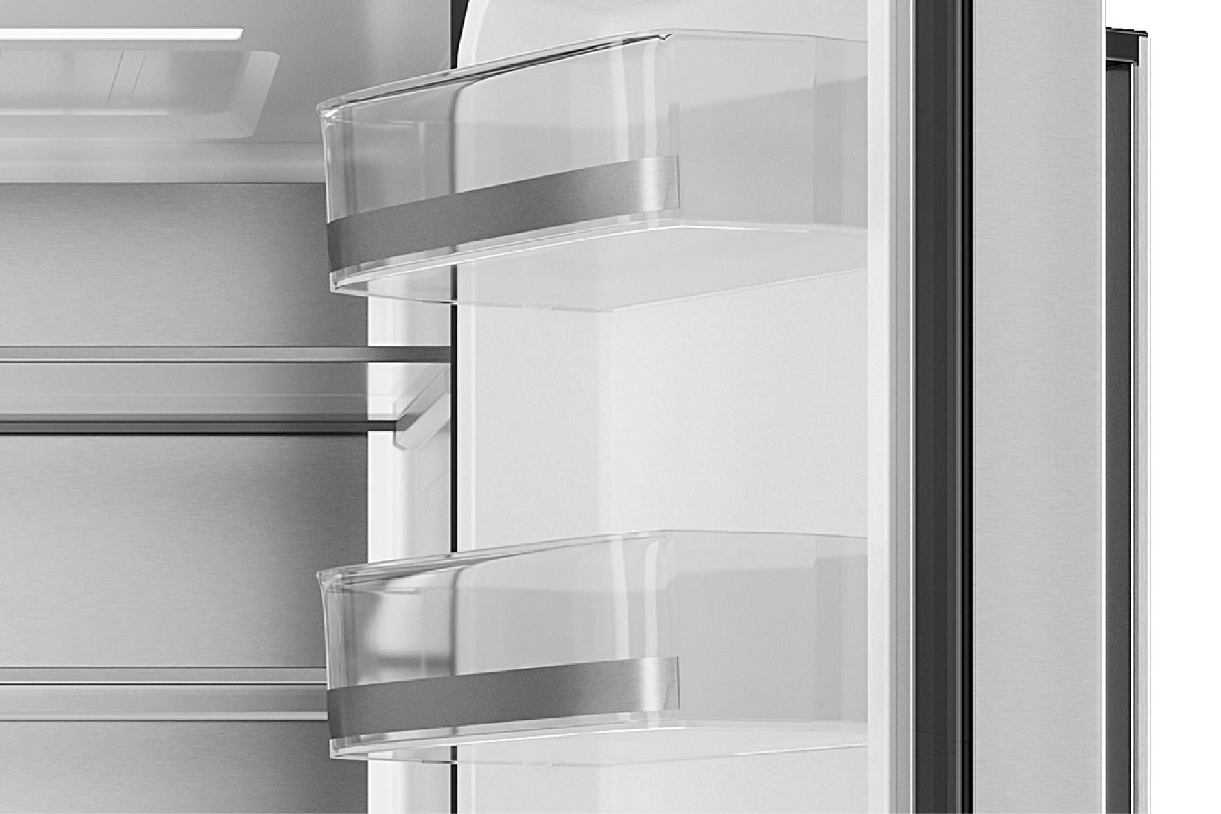 Gallon-Sized Door Bins for Effortless Organization